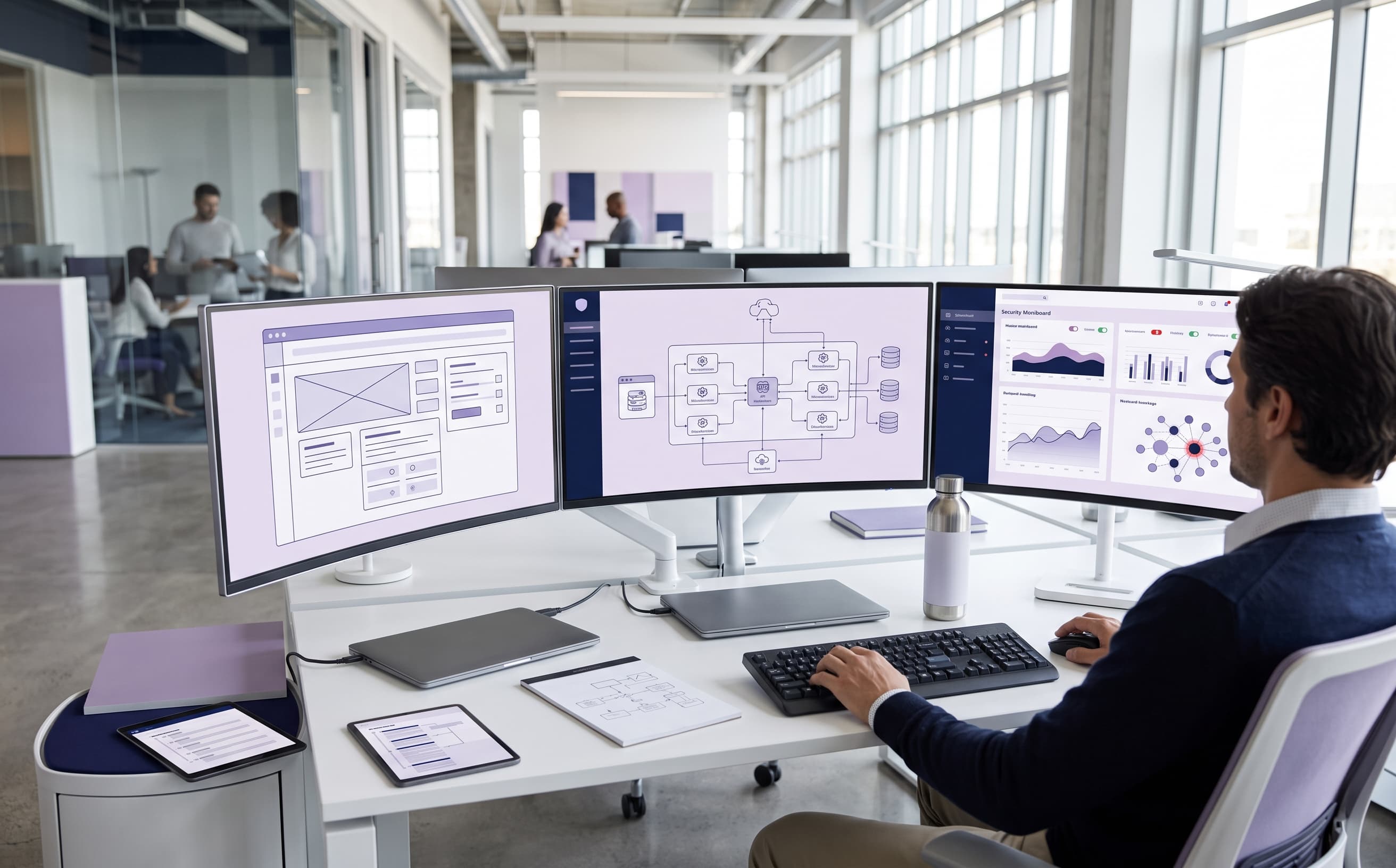 Tax management platform security assessment showing access control and application security risks